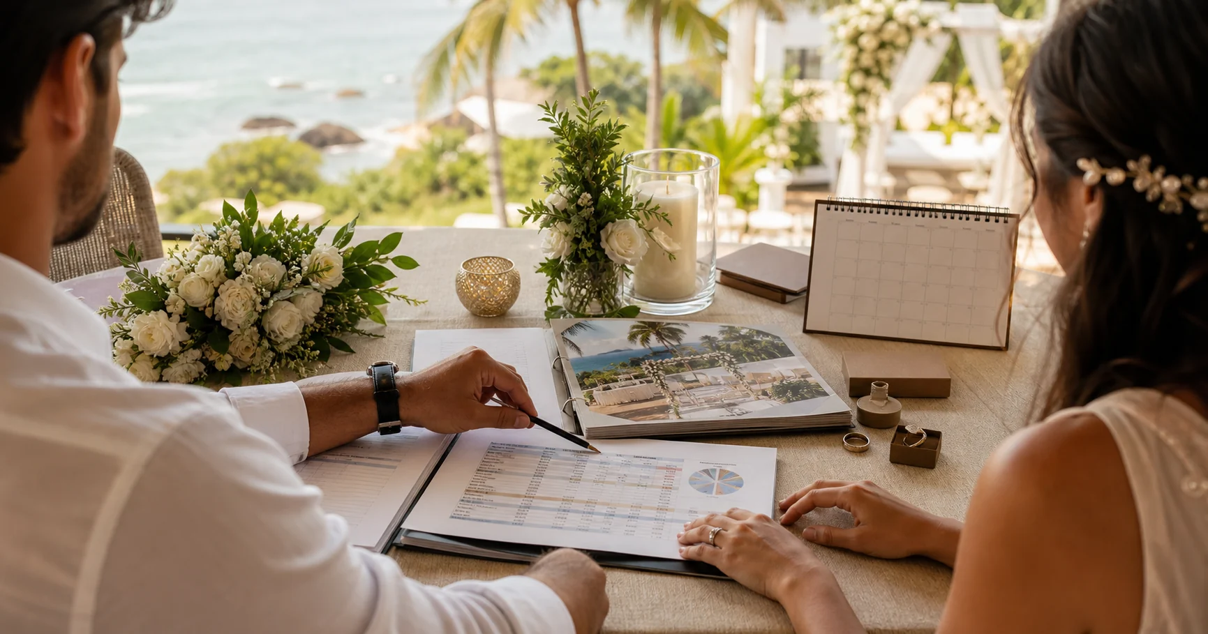 Sri Lanka wedding budget planning table