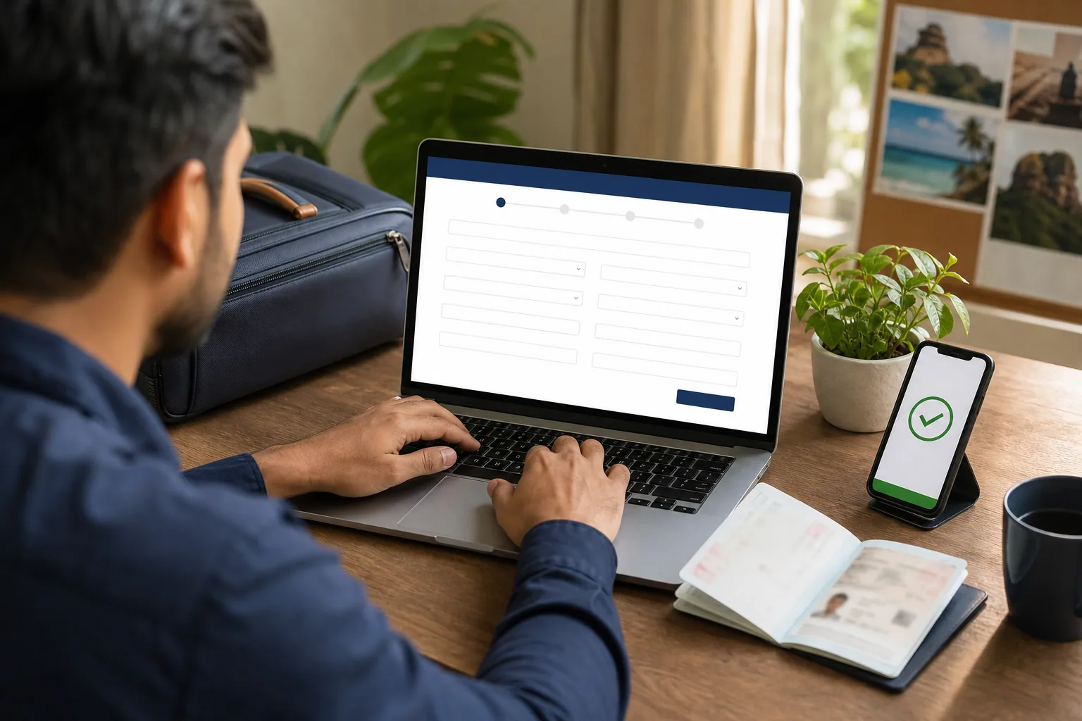 Indian citizen applying online for a free Sri Lanka tourist ETA