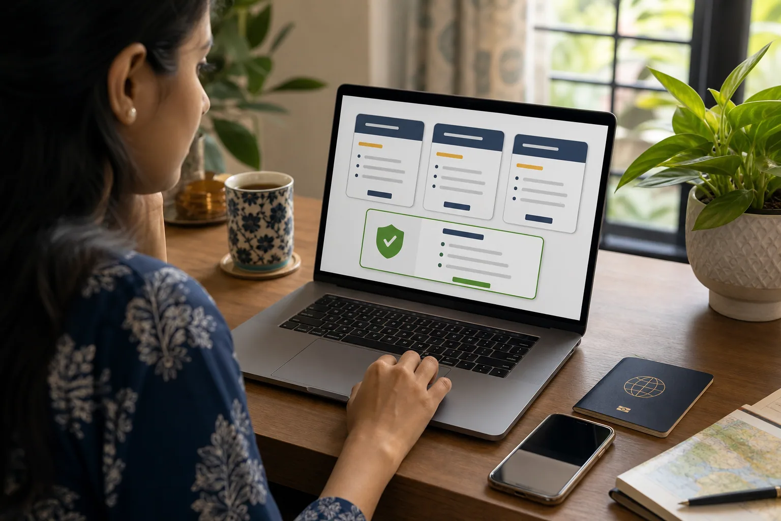 Indian traveller avoiding paid agent websites for a free Sri Lanka visa application